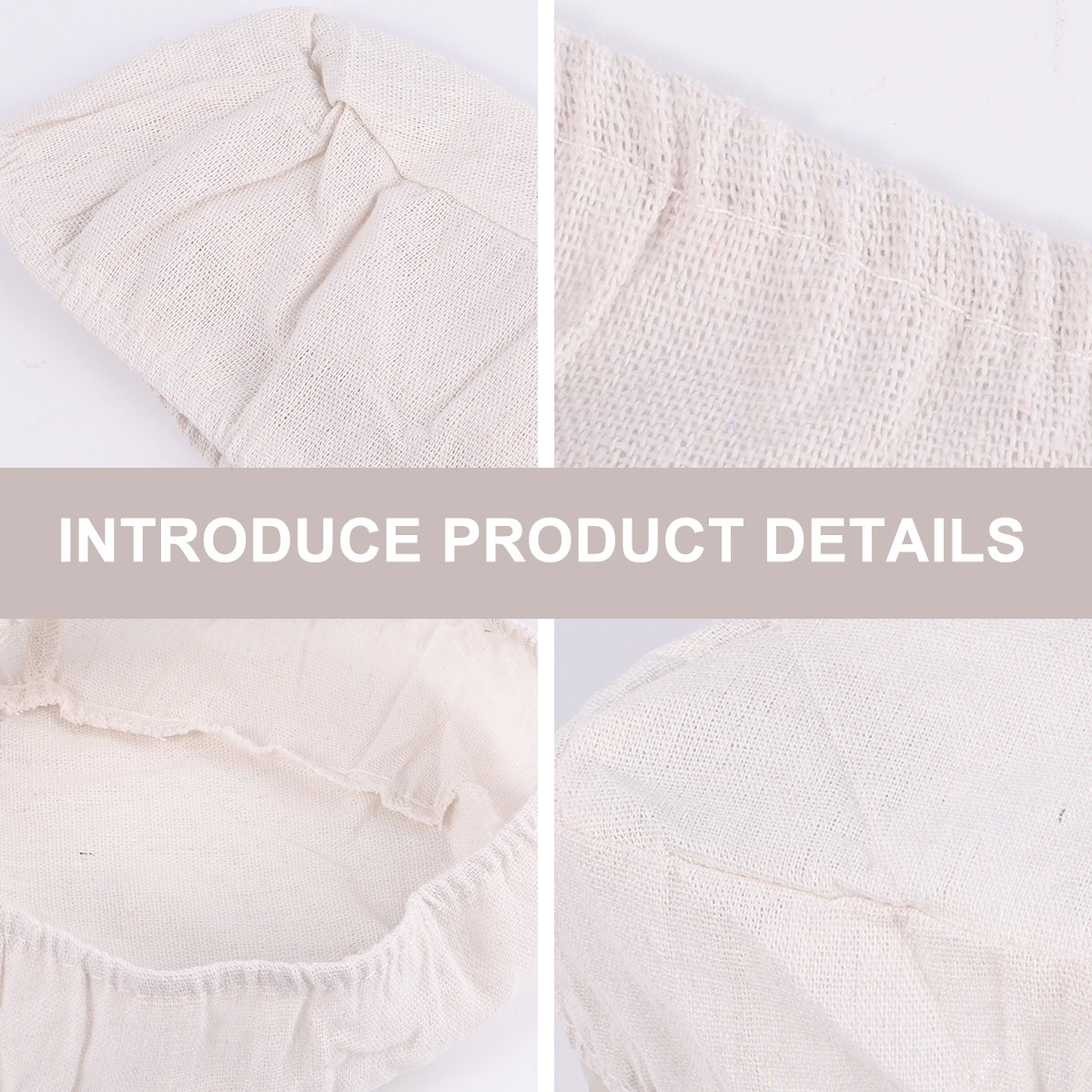 2Pcs Bread Basket Cloth Cover  - Kitchen Baking Utensil ulasan dan harga