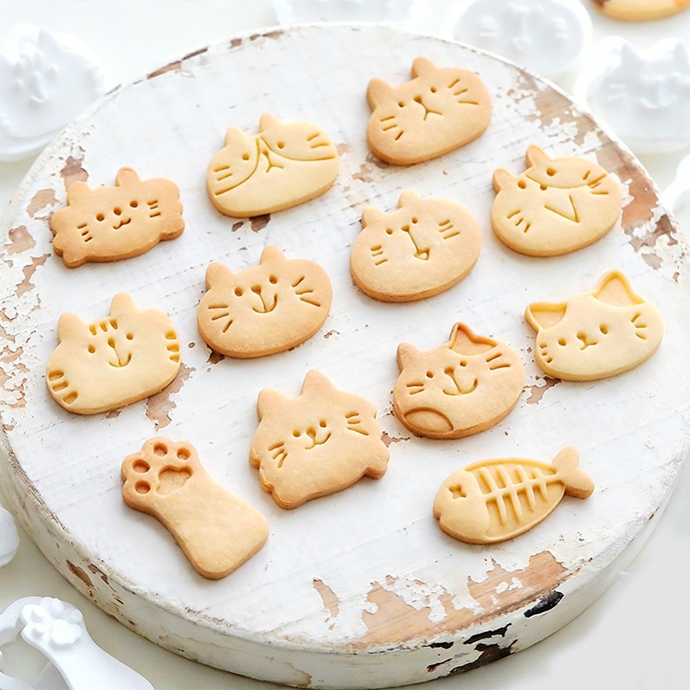 Cute Kitten DIY Stamp Cookie C - Kitchen Baking Utensil ulasan dan harga