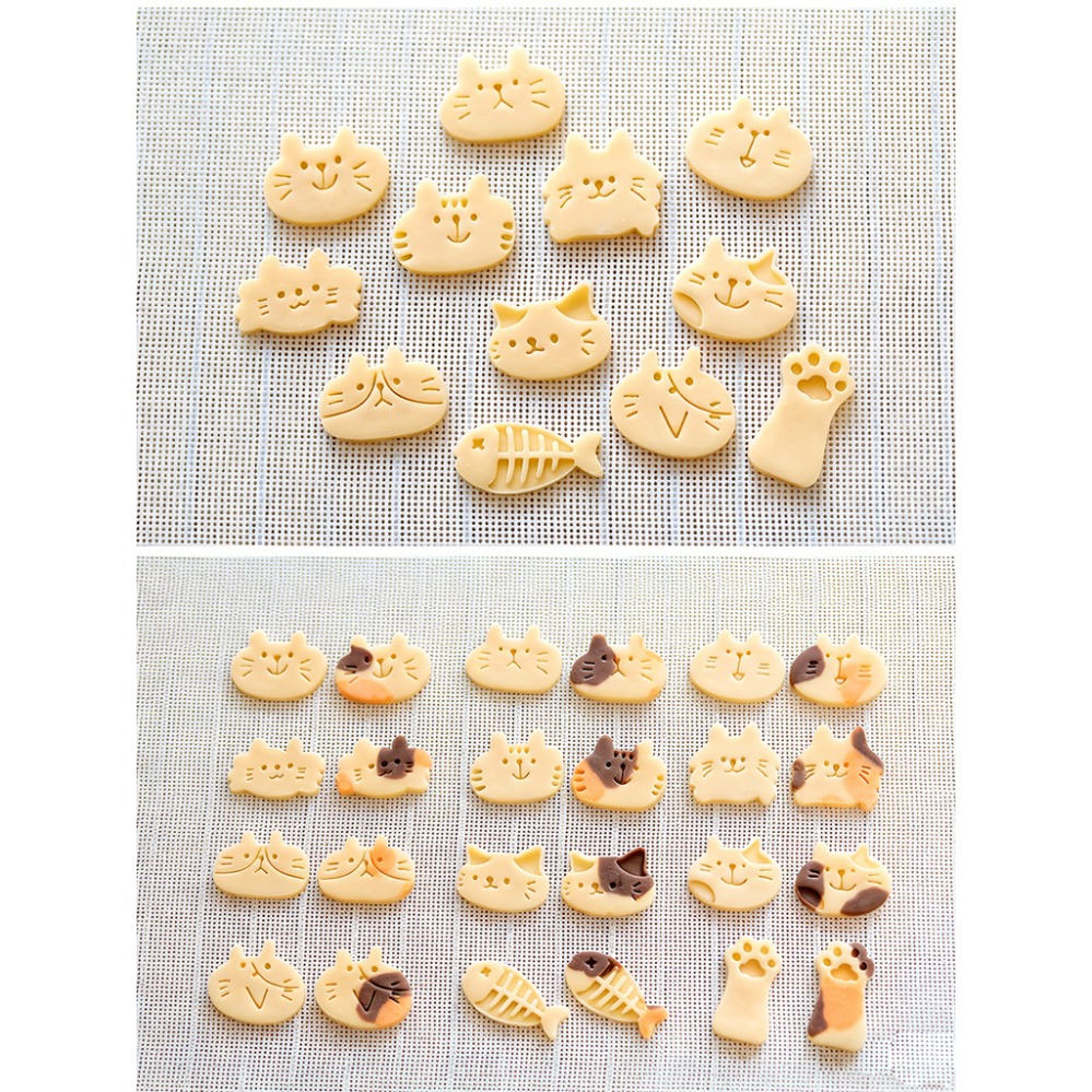 Cute Kitten DIY Stamp Cookie C - Kitchen Baking Utensil ulasan dan harga