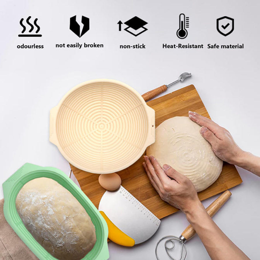 Silicone Banneton Bread Proofi - Proofing Basket Banneton ulasan dan harga