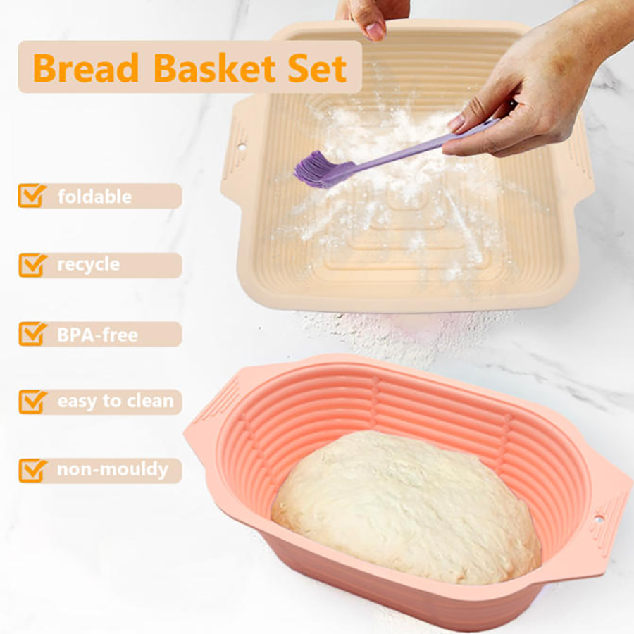 Silicone Banneton Bread Proofi - Proofing Basket Banneton ulasan dan harga