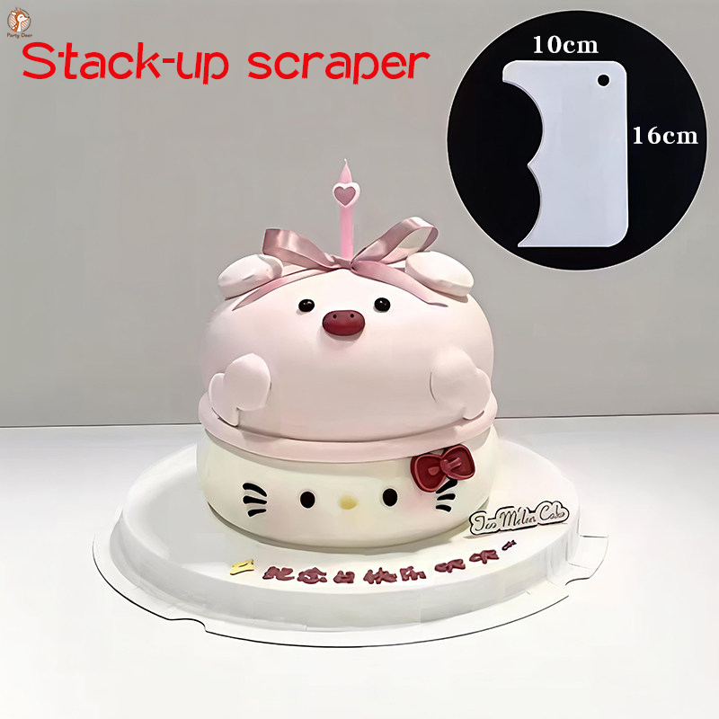 Cake Scraper Smoother Adjustab - Fondant Smoother Set ulasan dan harga