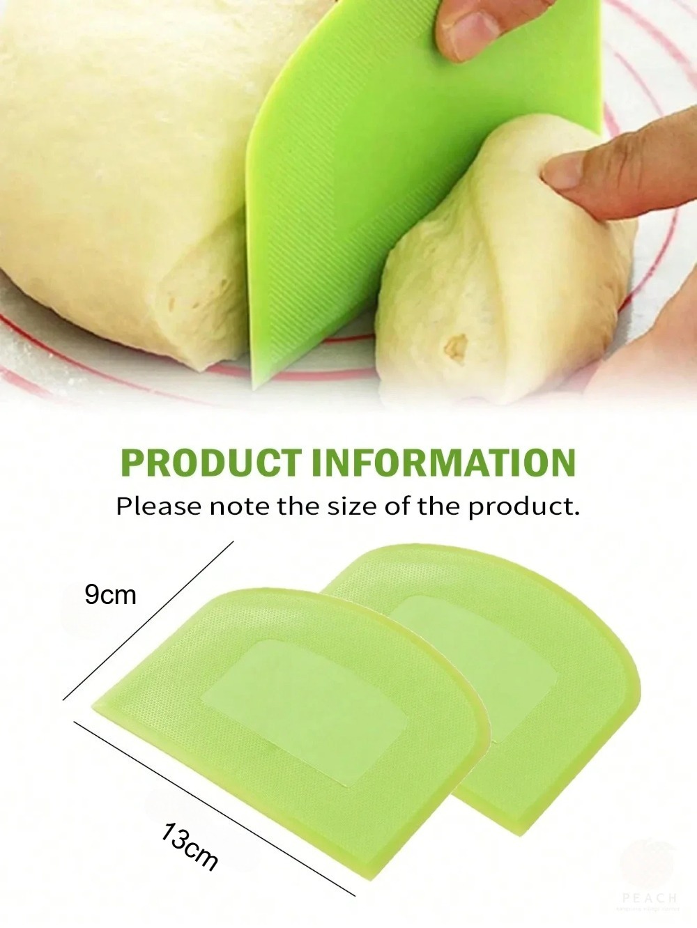 2Pcs Flexible Dough Scraper, F - Bench Scraper Dough ulasan dan harga