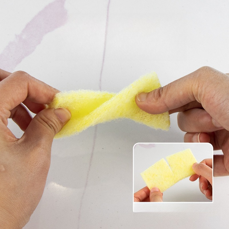 Dish Sponge Scouring Wipes Mul - Kitchen Cleaner With Baking Soda ulasan dan harga
