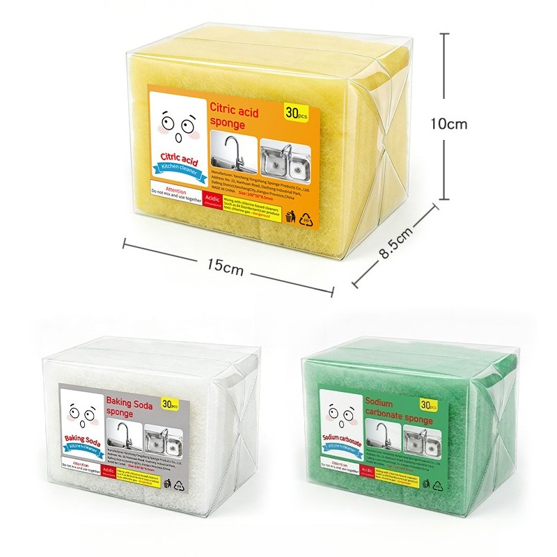 Dish Sponge Scouring Wipes Mul - Kitchen Cleaner With Baking Soda ulasan dan harga
