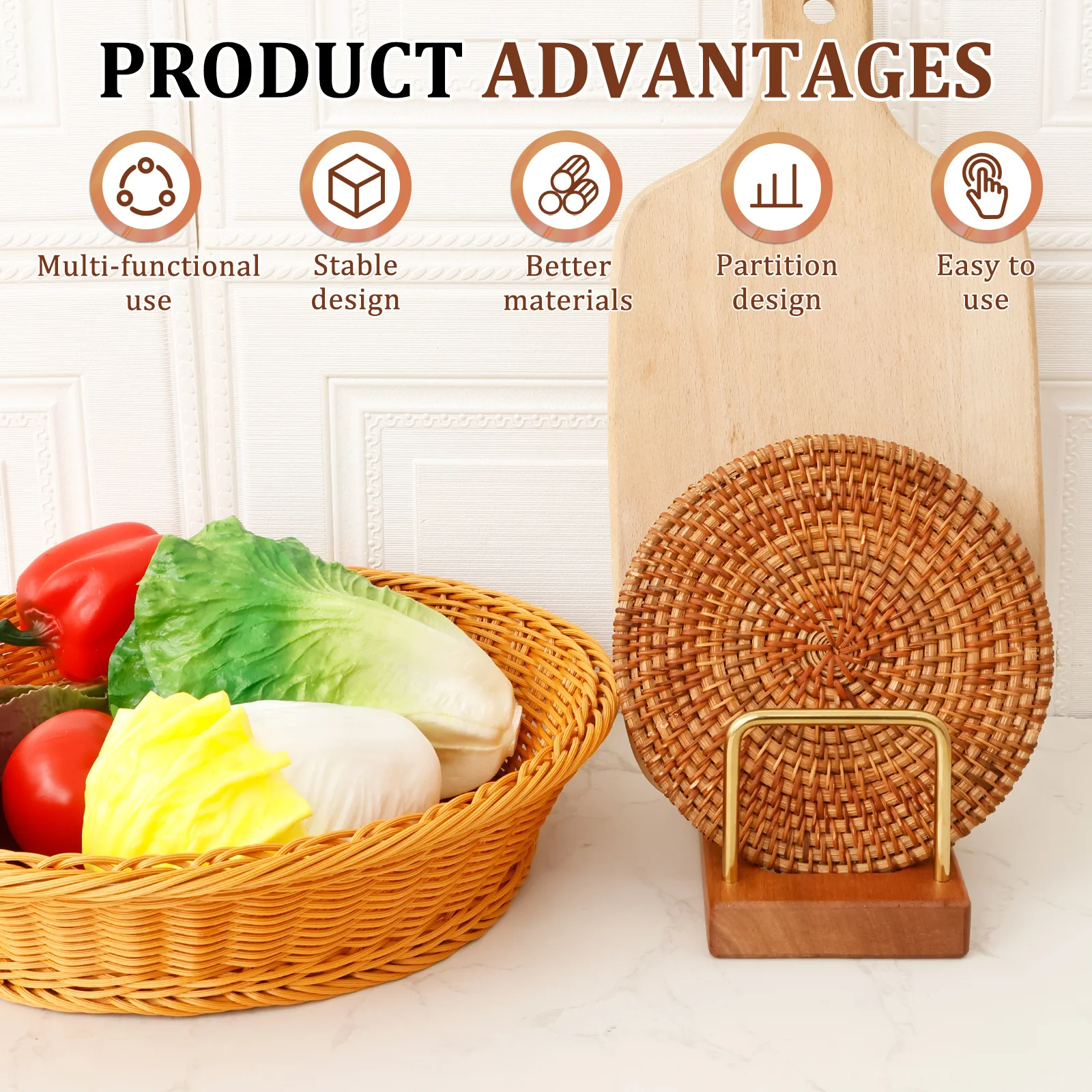 Pot Lid Rack Cutting Board Org - Kitchen Baking Pan Storage ulasan dan harga