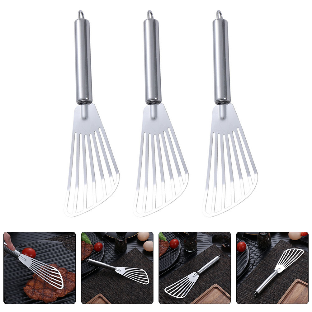 3pcs Stainless Steel Spatula F - Kitchen Baking Utensil ulasan dan harga