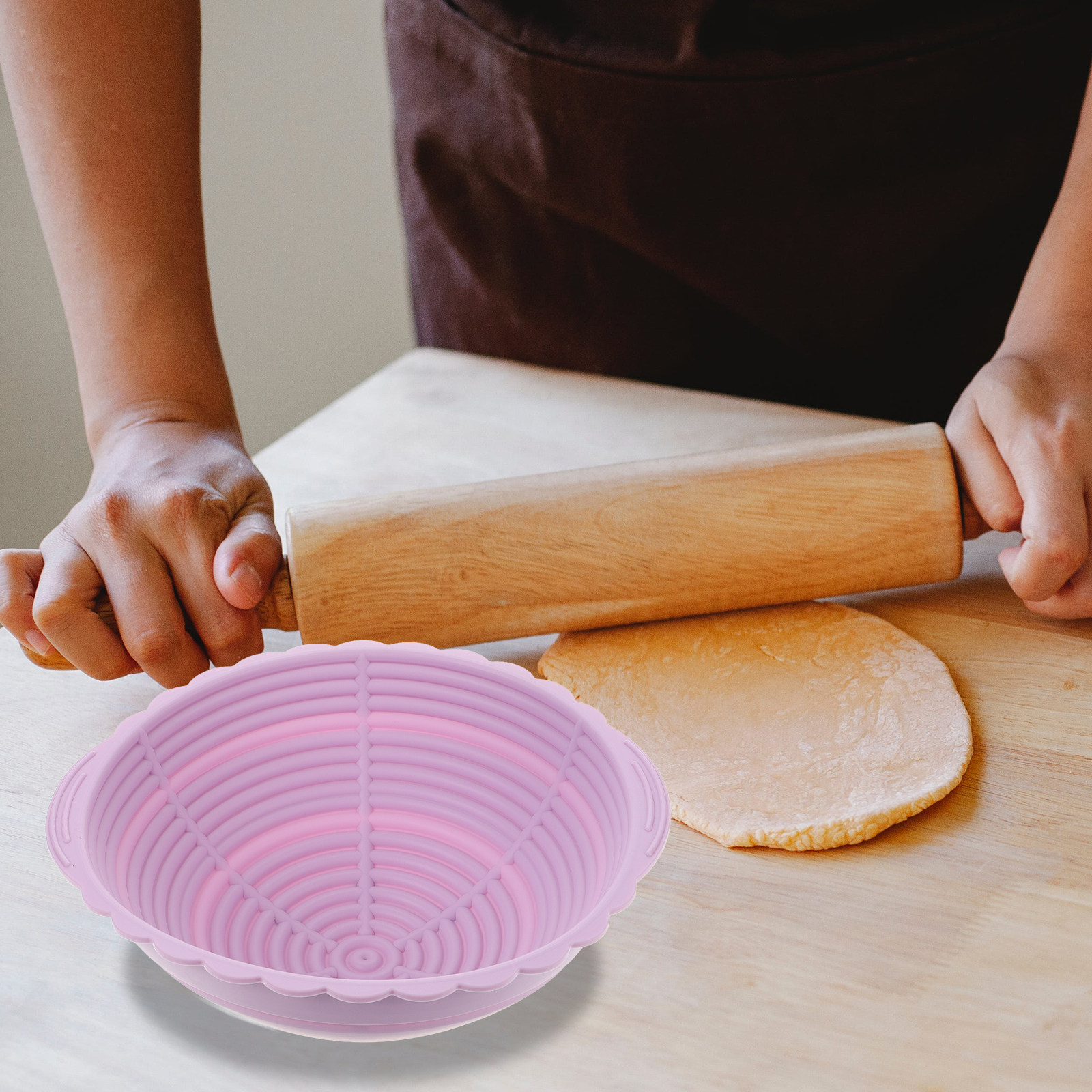 Foldable Silicone Banneton Bas - Proofing Basket Banneton ulasan dan harga