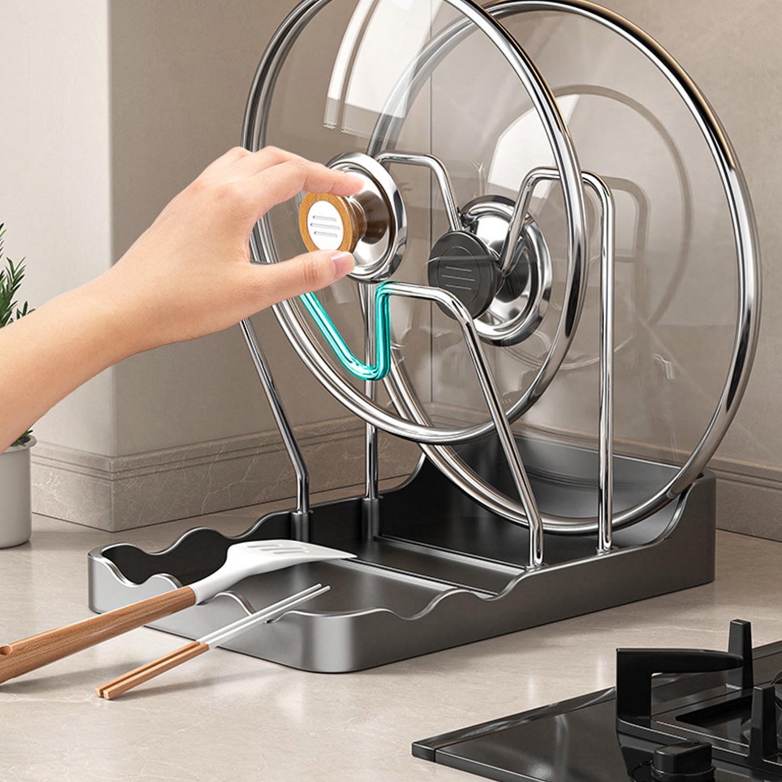 Pan Lid Organizer Vertical Spo - Kitchen Baking Pantry ulasan dan harga