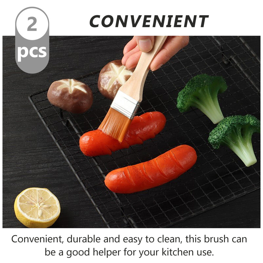 2Pcs Nylon Basting Brush for B - Kitchen Baking Brush ulasan dan harga