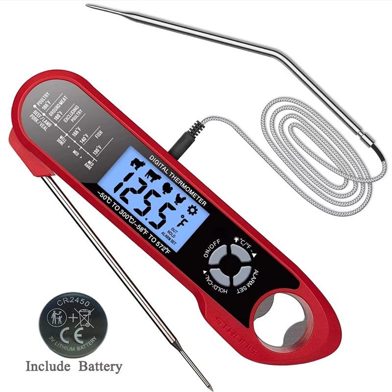 Meat Thermometer Dual-Probe Di - Kitchen Baking Utensil ulasan dan harga