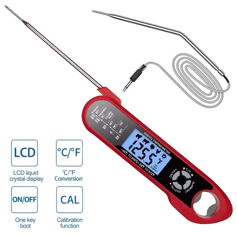 Meat Thermometer Dual-Probe Di - Kitchen Baking Utensil ulasan dan harga
