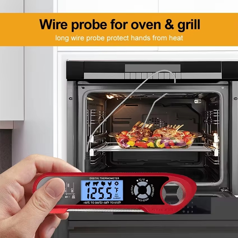 Meat Thermometer Dual-Probe Di - Kitchen Baking Utensil ulasan dan harga
