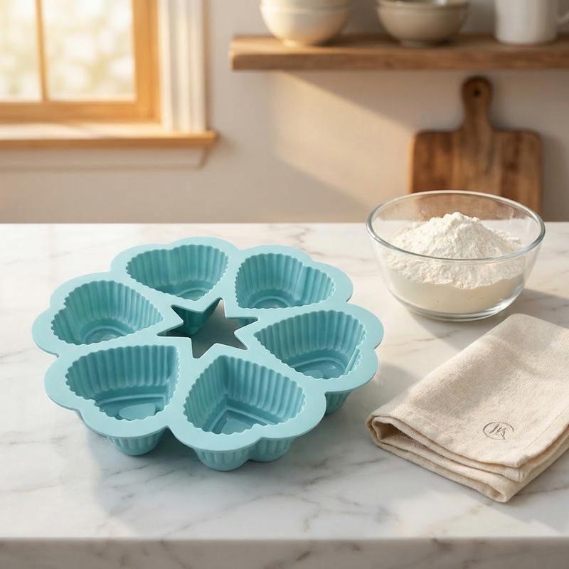 Nonstick Silicone Heart Shaped - Kitchen Essentials Baking Tray ulasan dan harga