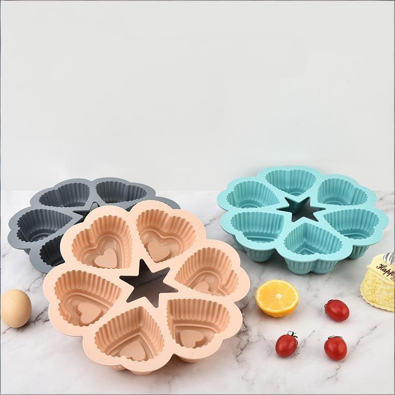 Nonstick Silicone Heart Shaped - Kitchen Essentials Baking Tray ulasan dan harga