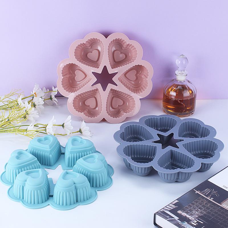 Nonstick Silicone Heart Shaped - Kitchen Essentials Baking Tray ulasan dan harga