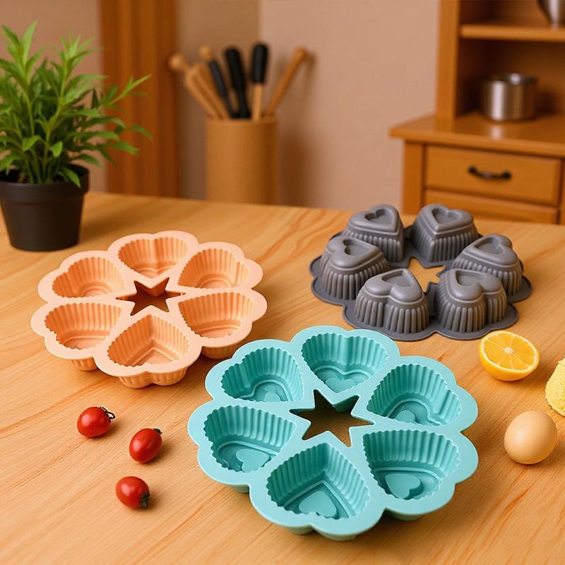 Nonstick Silicone Heart Shaped - Kitchen Essentials Baking Tray ulasan dan harga