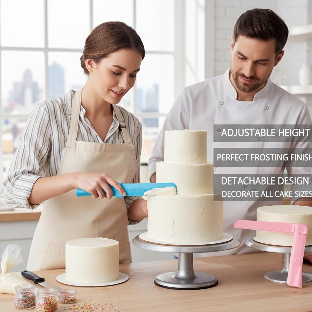 PP Cake Leveler Smoother With  - Fondant Smoother Set ulasan dan harga