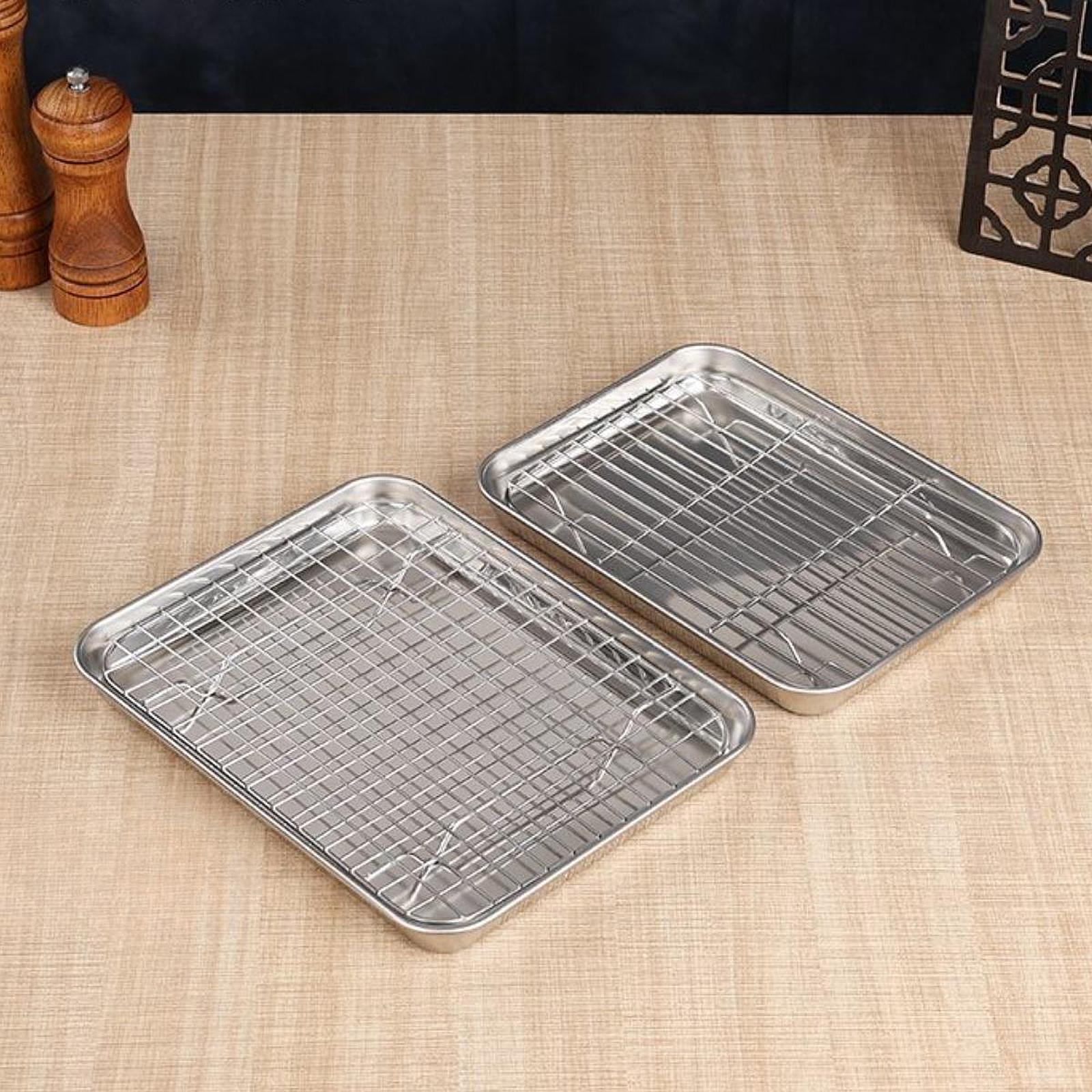 Cookie Pan with Cooling Rack L - Kitchen Baking Pan Storage ulasan dan harga