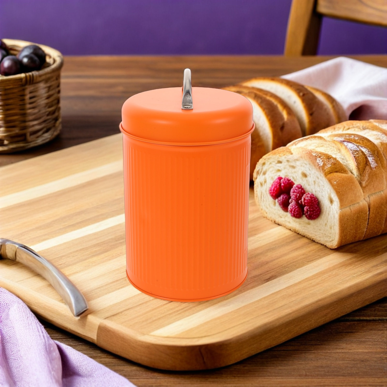 Vintage Airtight Cookie Jar Ti - Kitchen Baking Pantry ulasan dan harga